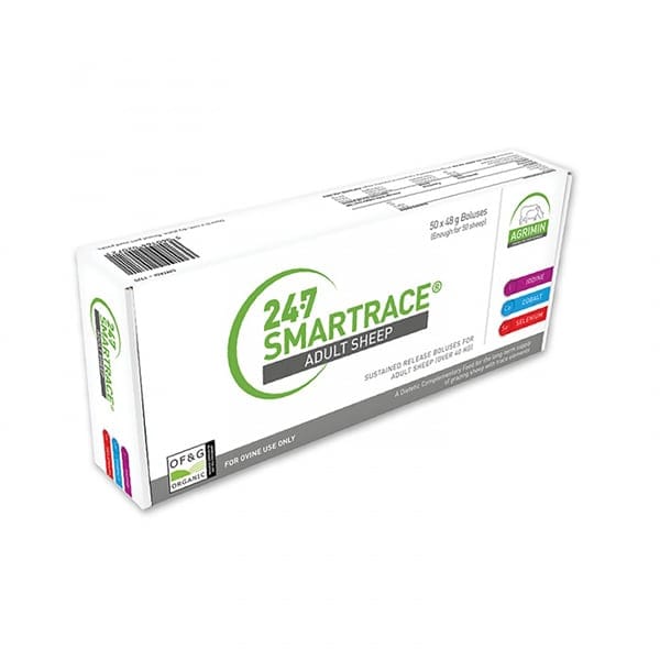AGRIMIN 24/7 SMARTRACE Sheep Bolus Pack of 50