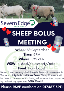Bolus Meeting for Farmers in Shropshire